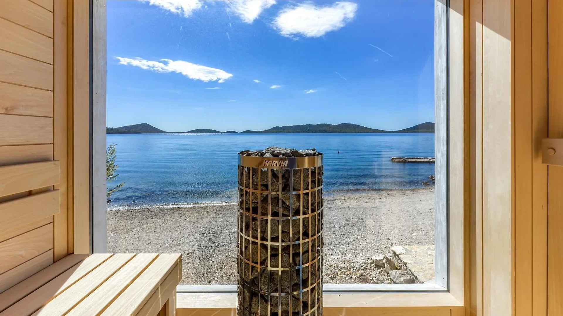 Luxury Beachfront Eco Villa 77 With Sauna Drage Prázdninový areál