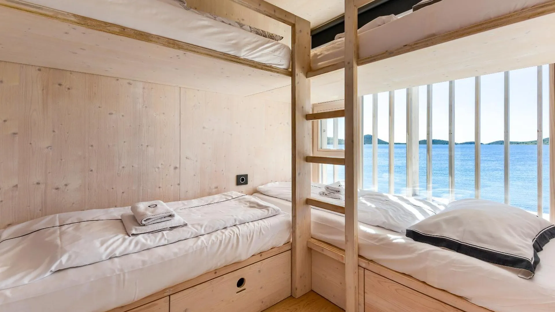 Luxury Beachfront Eco Villa 77 With Sauna Drage Croatia